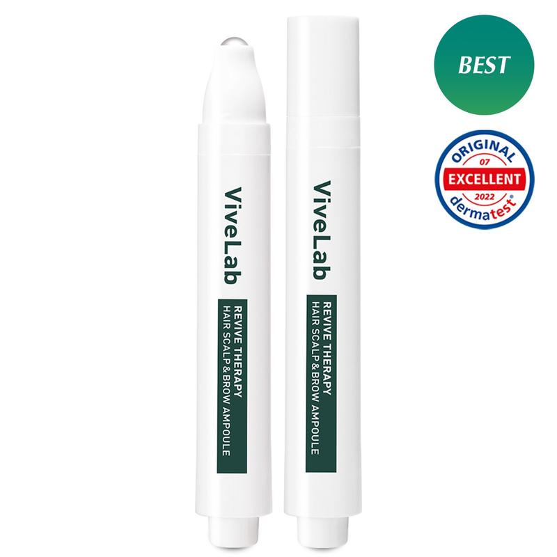Folora Hair Revival Roll-On Serum with scalp massage ball
